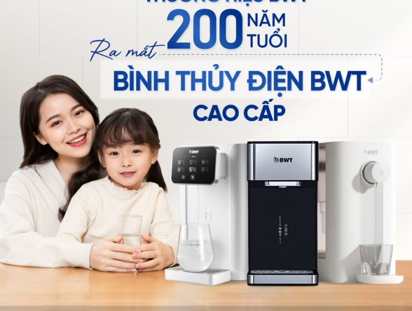 Ấm thủy điện BWT cao cấp đến từ thương hiệu BWT 200 năm tuổi