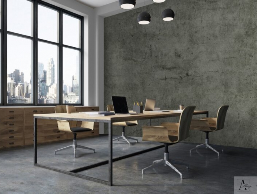 Mẫu giấy dán tường giả bê Tông, xi măng đẹp