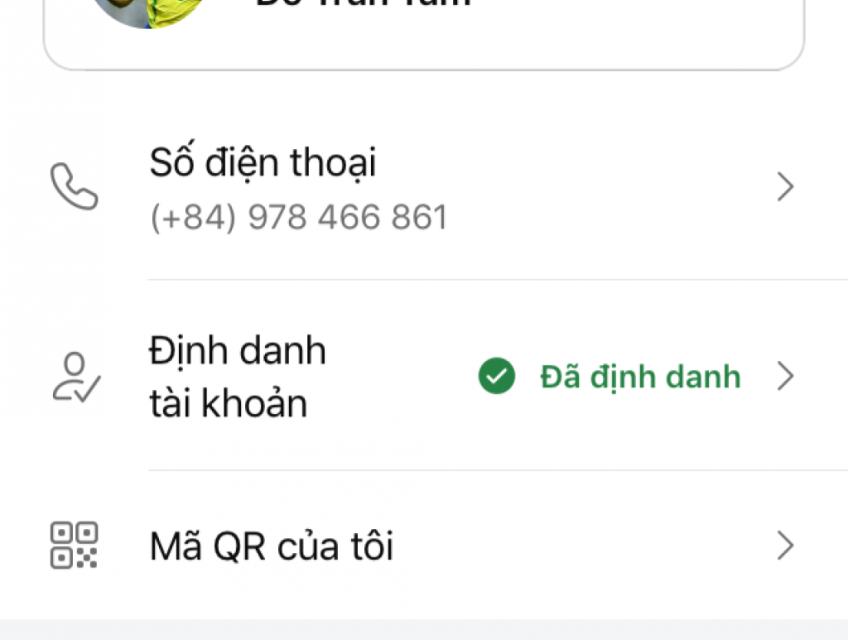 can ban ZaLo 3-5 nām