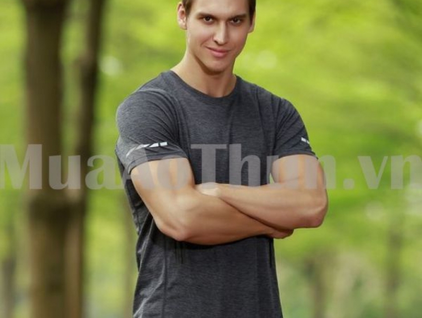 Áo Thun Thể Thao Nam Chất Liệu Co Dãn