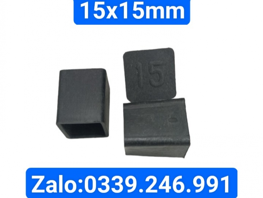 Nắp bịt hộp inox, sắt kích thước 15x15mm