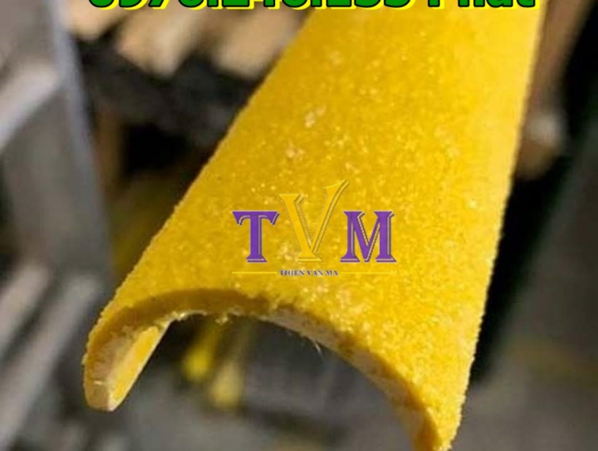 FPR Non Slip Ladder Rung Covers, tấm ốp tròn frp màu vàng, sàn grating