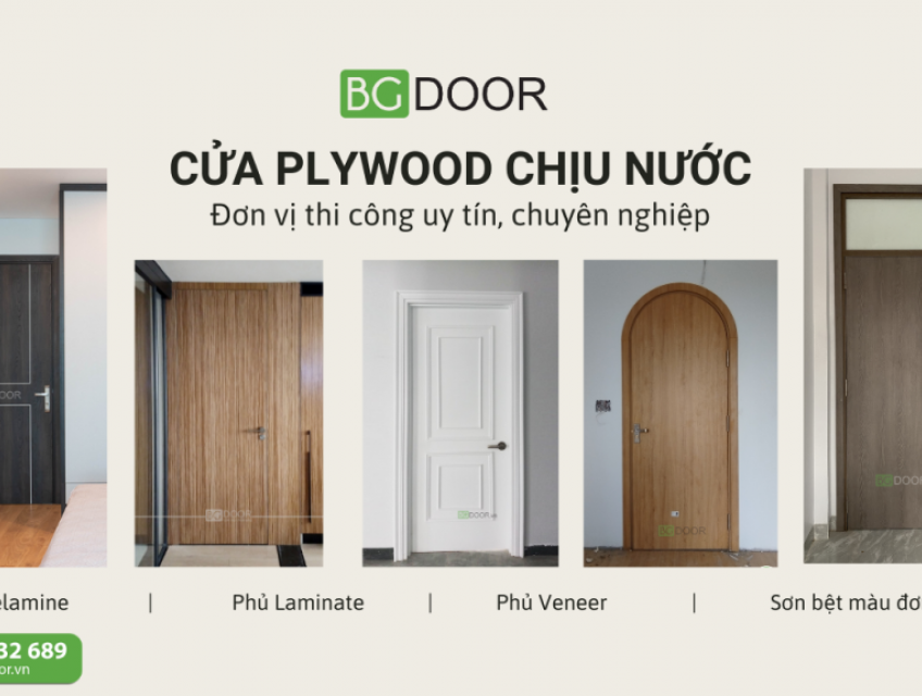 CỬA GỖ PLYWOOD SIÊU CHỊU NƯỚC BGDOOR