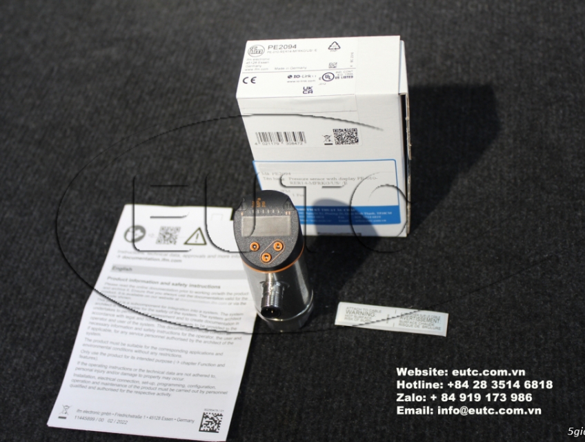 Cảm biến áp suất có màn hình IFM