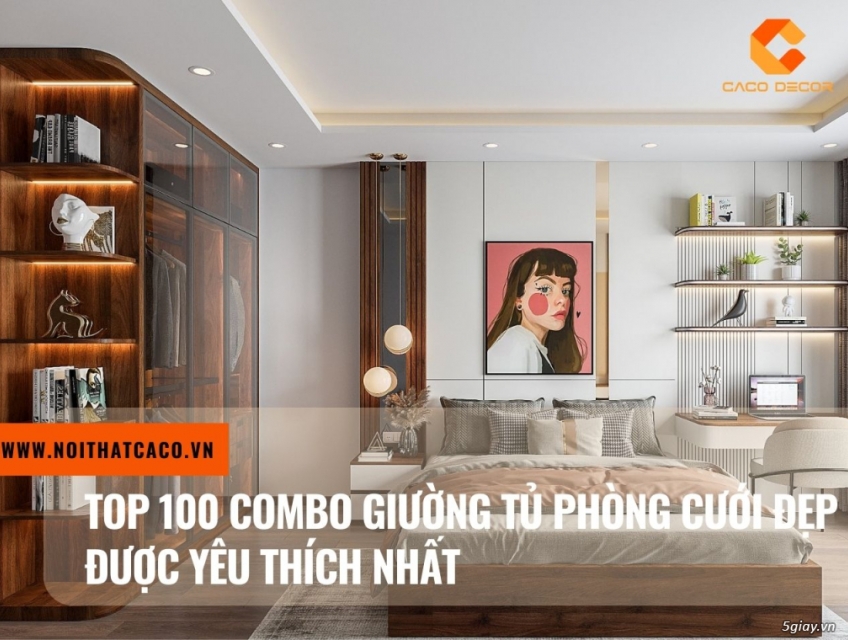 Top 100 combo giường tủ phòng cưới đẹp được yêu thích nhất