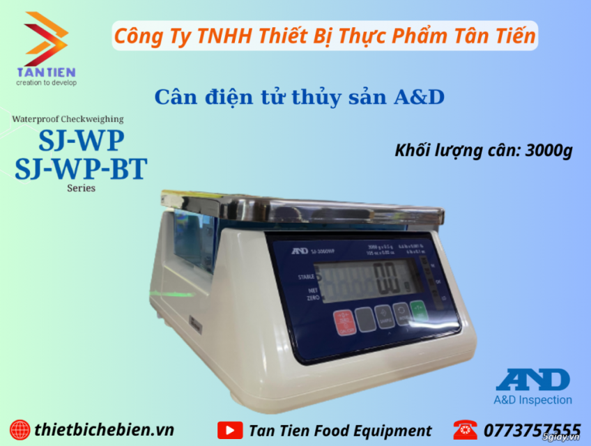 Cân điện tử thủy sản 3kg