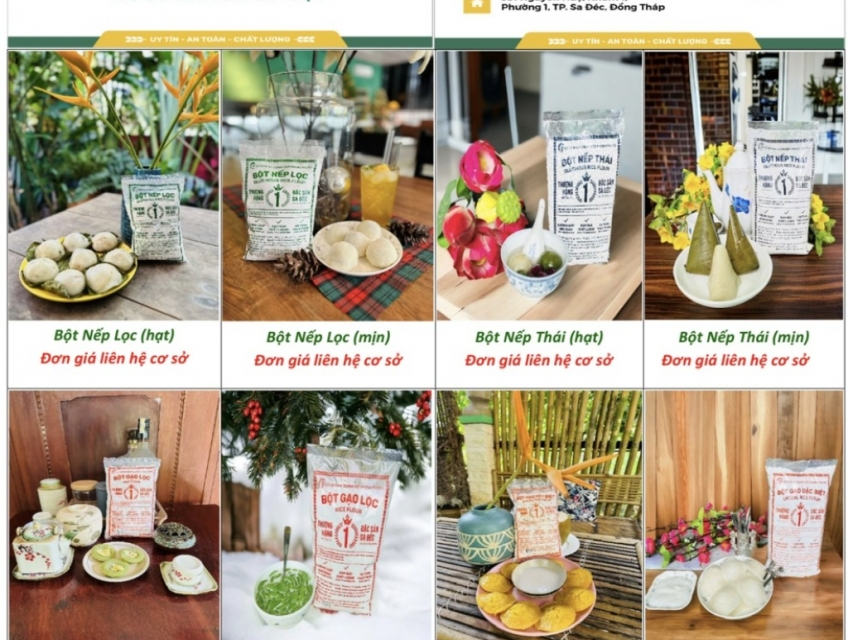 MUA VÀ BÁN BỘT NẾP VÀ BỘT GẠO SA ĐÉC