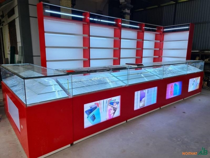 Tủ trưng bày điện thoại đẹp giá rẻ