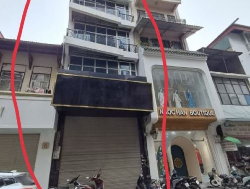 Chính chủ cho thuê nhà mặt phố số 4 Mai Hắc Đế, Hai Bà Trưng,100m2x8