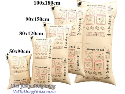 Túi khí chèn lót container 80x120cm giao hàng toàn quốc