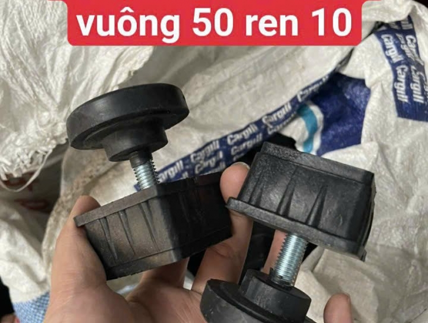 Mua nắp bịt đầu, chân đế cao su 50x50mm ở đâu?