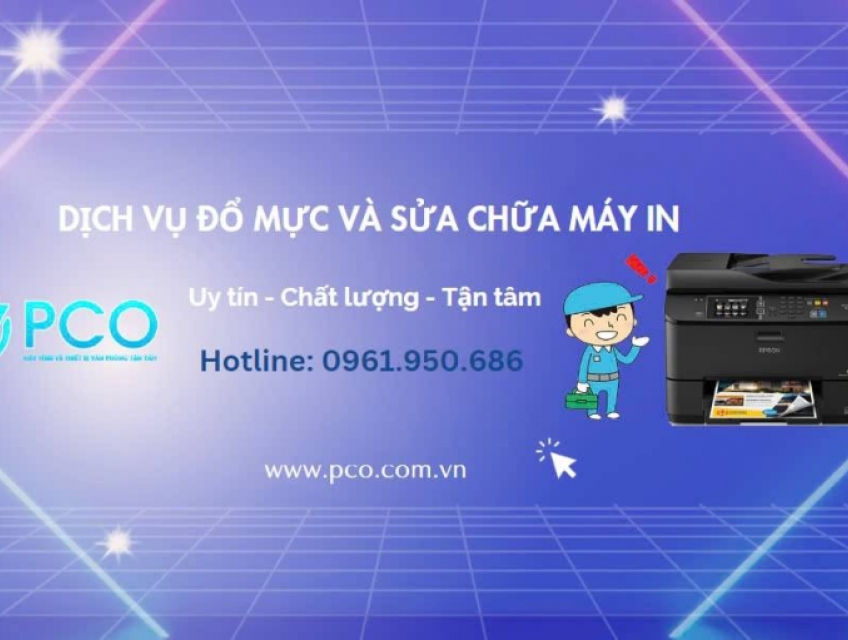 Sửa chữa máy tính, máy tin và đổ mực nhanh tận nơi
