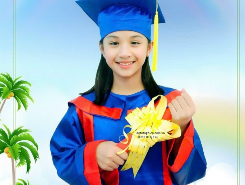 Lễ phục tốt nghiệp học sinh năm học 2025 mẫu mới nhất