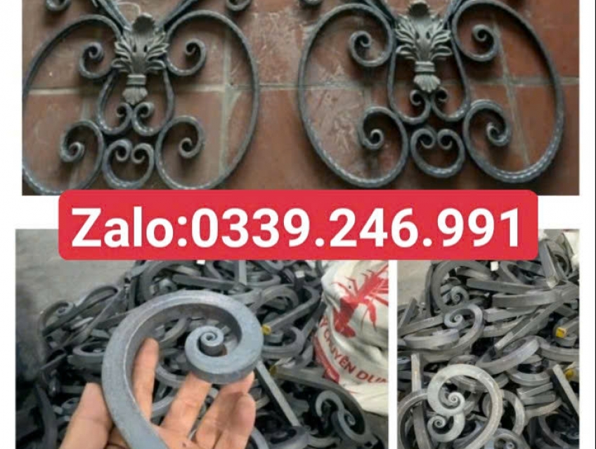 Địa chỉ cung cấp phụ kiện Hoa sắt nghệ thuật tại xưởng