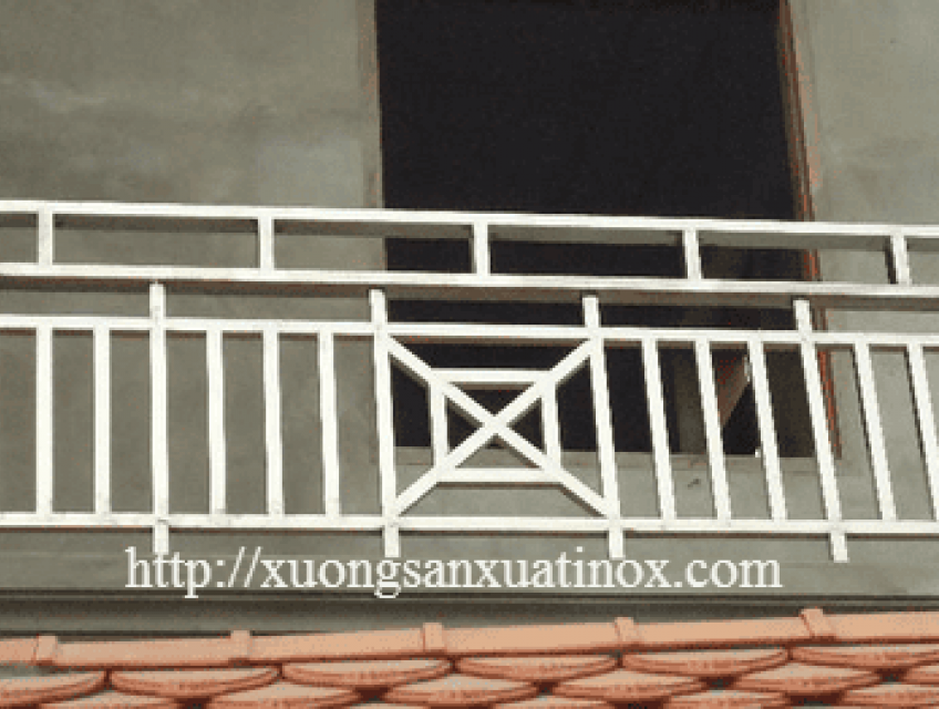 Lan can inox cho ngôi nhà hiện đại