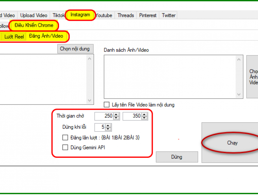Hướng dẫn phần mềm Vshorts nuôi nick instagram và quảng cáo instagram