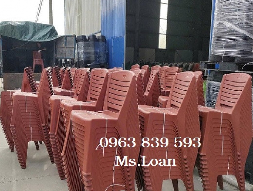 Ghế nhựa có tựa lưng sỉ rẻ cho hàng quán/ lh 0963 839 593 Loan
