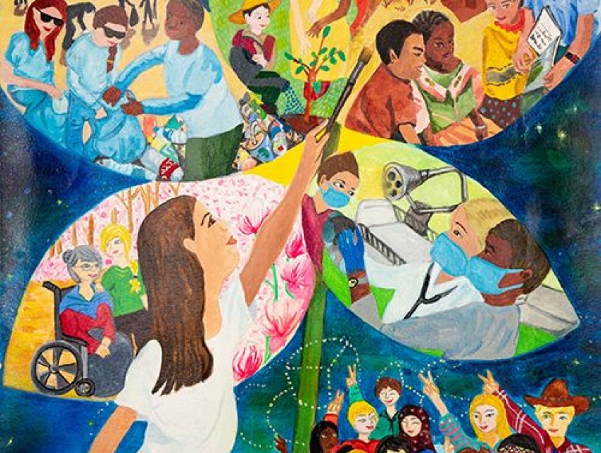 Lớp dạy bé vẽ tranh ở Long biên