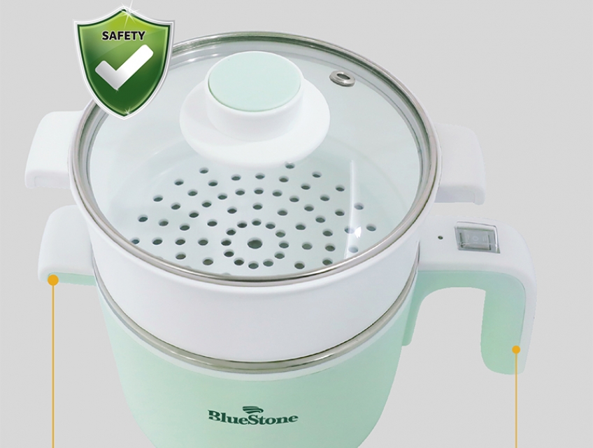 Sự tiện lợi khi dùng nồi điện đa năng 1.2L Bluestone MPB-7233