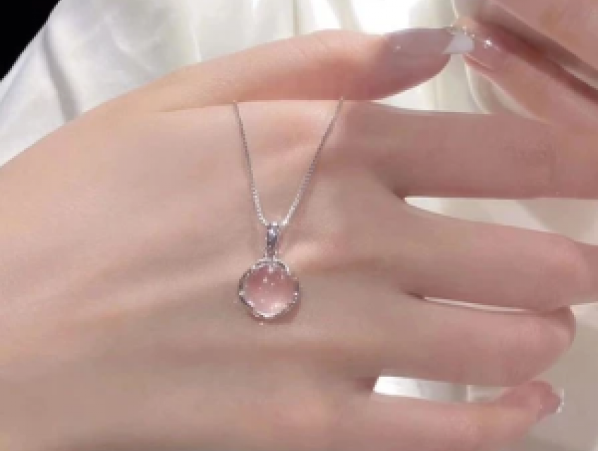 Vòng Bạc Đeo Cổ Nữ Đẹp Phong Cách Hàn Quốc