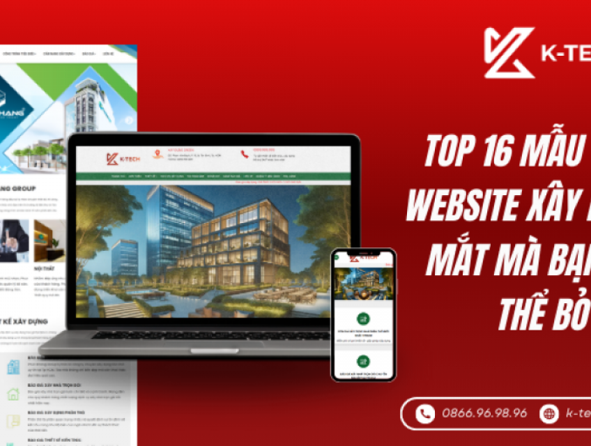 Top 16 Mẫu Thiết Kế Website Xây Dựng Đẹp Mắt Mà Bạn Không Thể Bỏ Lỡ