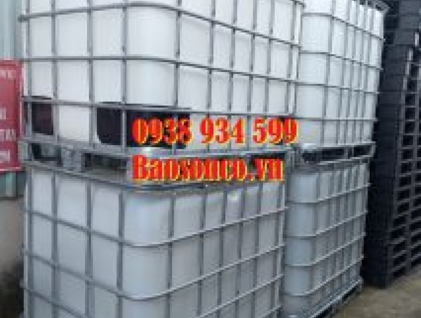 bạn đang cần mua bồn nhựa đã qua sử dụng 1000L khung sắt
