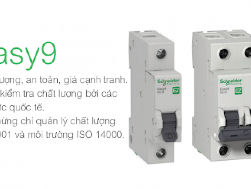 Hoa Hoa sẵn số lượng lớn Aptomat MCB Easy9 giá tốt