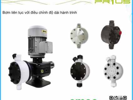 Bơm định lượng EMEC PRIUS D 010016 có CS 16 L/h tại 10 bar