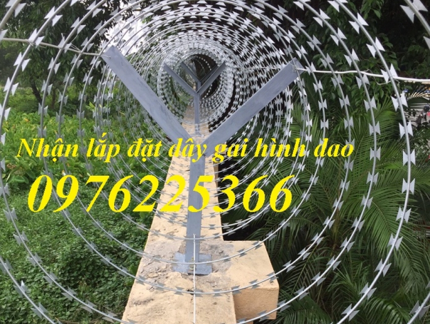 Dây kẽm gai vòng tròn 30cm, 40cm, 50cm, 60cm, 80cm