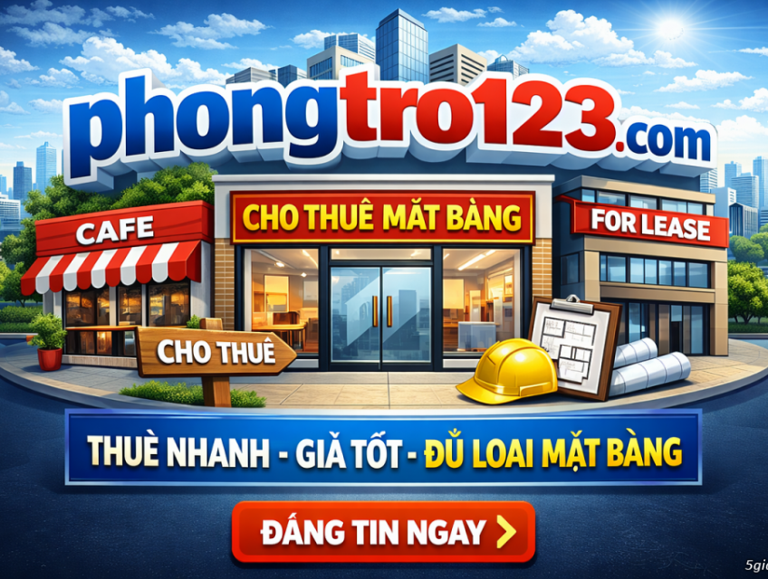 Phongtro123.com – Nền tảng tìm thuê và cho thuê mặt bằng uy tín