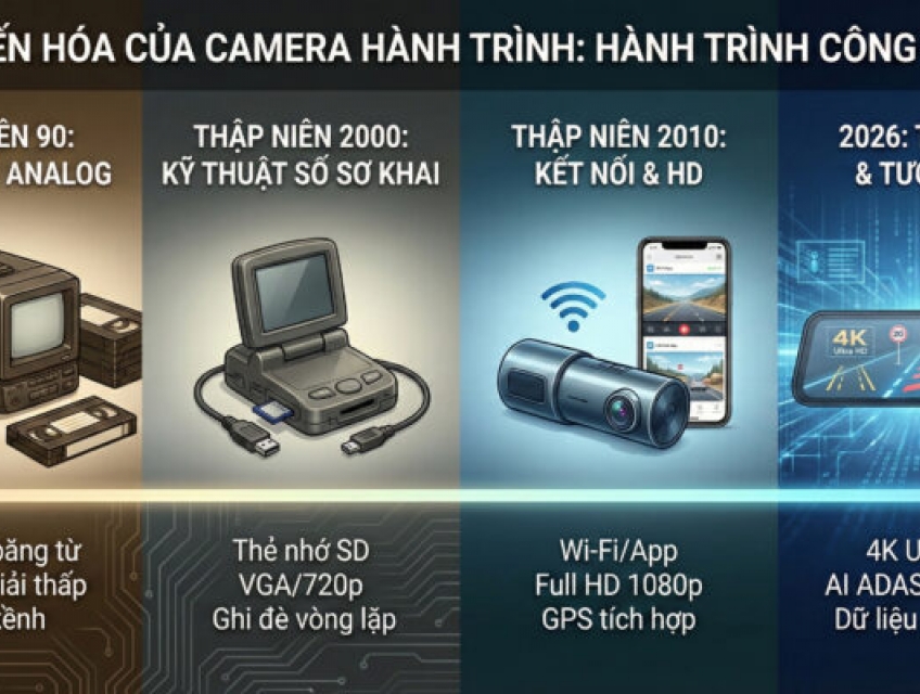 Camera hành trình cảnh báo giao thông: Từ lịch sử ra đời đến cuộc cách