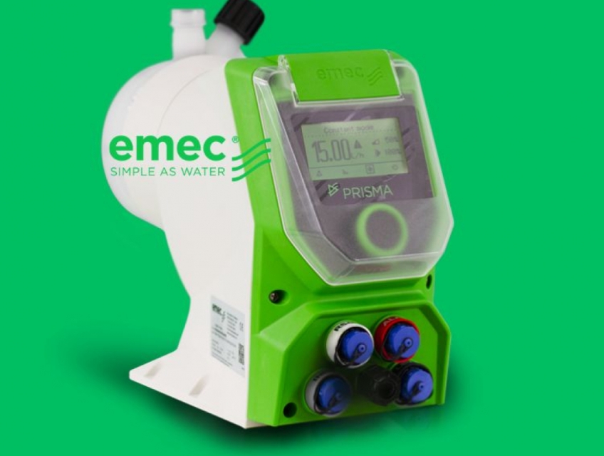 Bơm định lượng EMEC, dòng động cơ bước PRISMA 167,5 - lưu lượng 7,5 L/h áp 16 bar