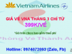 BẢNG GIÁ VÉ MÁY BAY VIETNAM AIRLINE THÁNG 3 CHỈ TỪ 399K/VÉ