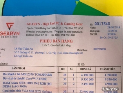 Cần bán Ram Adata XPG SPECTRIX D41 DDR4 RGB (2*8GB)