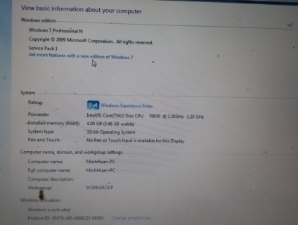 Laptop Dell Vostro lâu ko xài thanh lý rẻ.