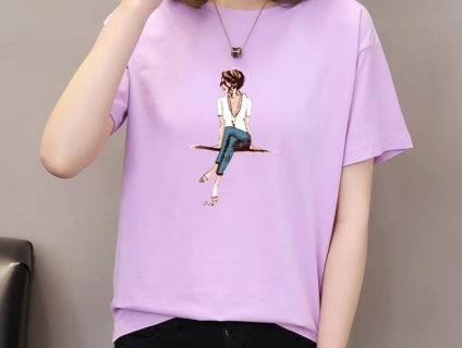 Áo thun ngắn tay - hình vẽ cực cute.