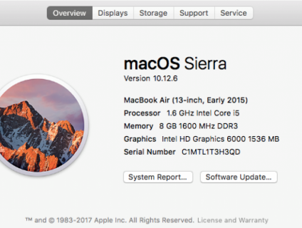 Bán Mac air 2015-128GB