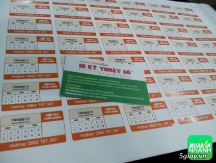 Thiết kế miễn phí, in các loại TEM DECAL, in offset số lượng lớn, giá rẻ