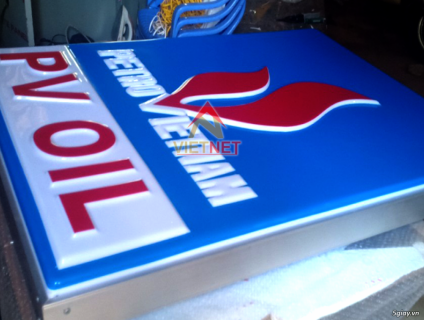 Gia công hộp đèn mica hút nổi PV OIL số lượng sỉ