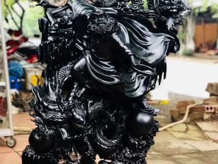 Đạt Ma Hàng Long-Gỗ Mun sừng khánh hòa.