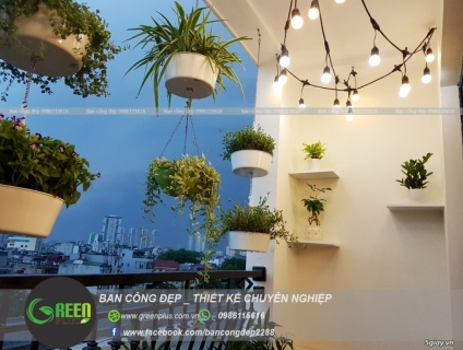 TƯ VẤN THIẾT KẾ BAN CÔNG CHUNG CƯ, CÂY XANH SÂN VƯỜN