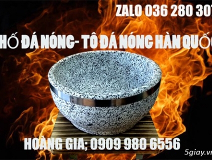 Bán tô đá, thố đá nóng Hàn Quốc 18cm làm cơm trộn, giá rẻ