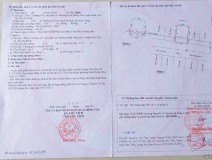 Bán nhà hẻm xe hơi tới nhà