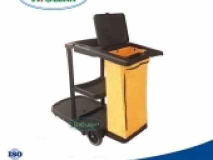 xe đẩy làm vệ sinh HiClean tiện lợi cho siêu thị, bệnh viện,....