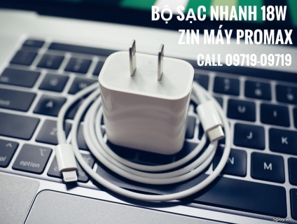 Bộ sạc nhanh 18W zin tháo máy iPhone 11 ProMax .. End 22h59 - 6/3/2020