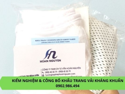 Ở đâu kiểm nghiệm và công bố khẩu trang vải kháng khuẩn