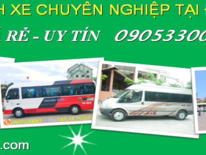 Bảng giá thuê xe Đà Nẵng