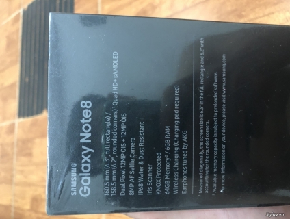 Samsung note 8 mới 100% nguyên seal chưa khui