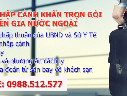 Dịch vụ trọn gói công văn nhập cảnh Việt Nam cho chuyên gia