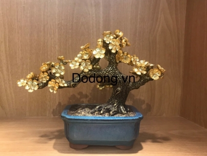 Cây Mai Vàng Bằng Đồng Dát Vàng Đẹp Tinh Xảo